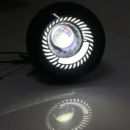 6.5-inch Motorcycle LED Headlight DRL Hi/Lo Suitable for Cafe Racer