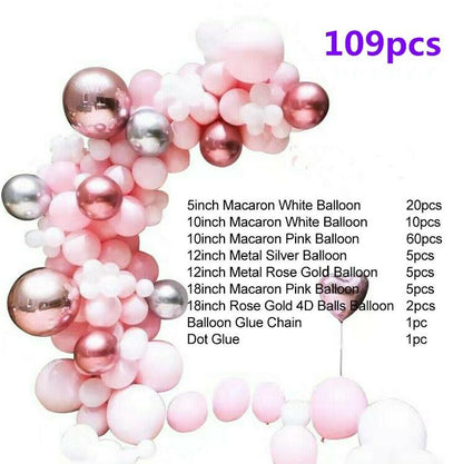 Balloon Garland Arch Kit Set Birthday Wedding Baby Shower Balloons Party Decor.