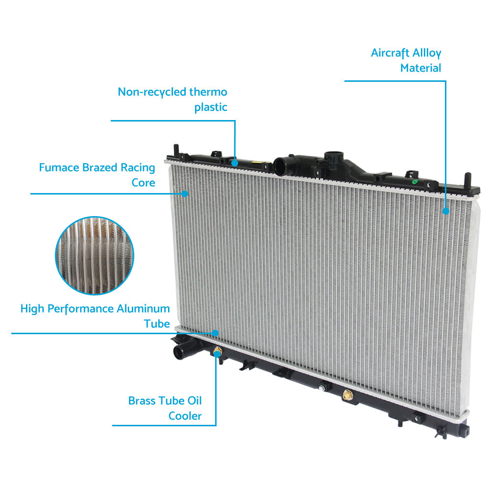 Radiator Suitable For Mitsubishi 380 DB 3.8L V6 2005ÿ2008 Automatic & Manual Transmission