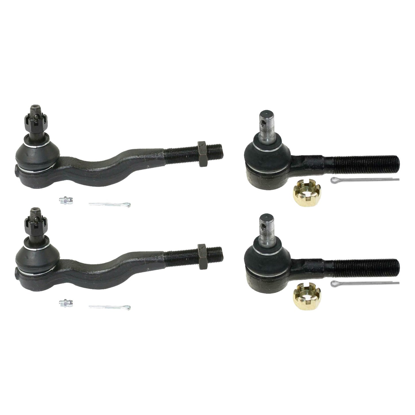 Inner & Outer Tie Rod End Kit 4x Suitable For Mitsubishi Pajero NH/NJ/NK/NL 1991-2020.