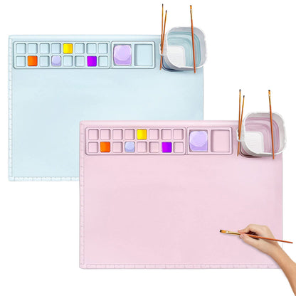 Silicone Art Mat Non-Stick Suitable For Resin Casting Crafts Painting Clay and Play.