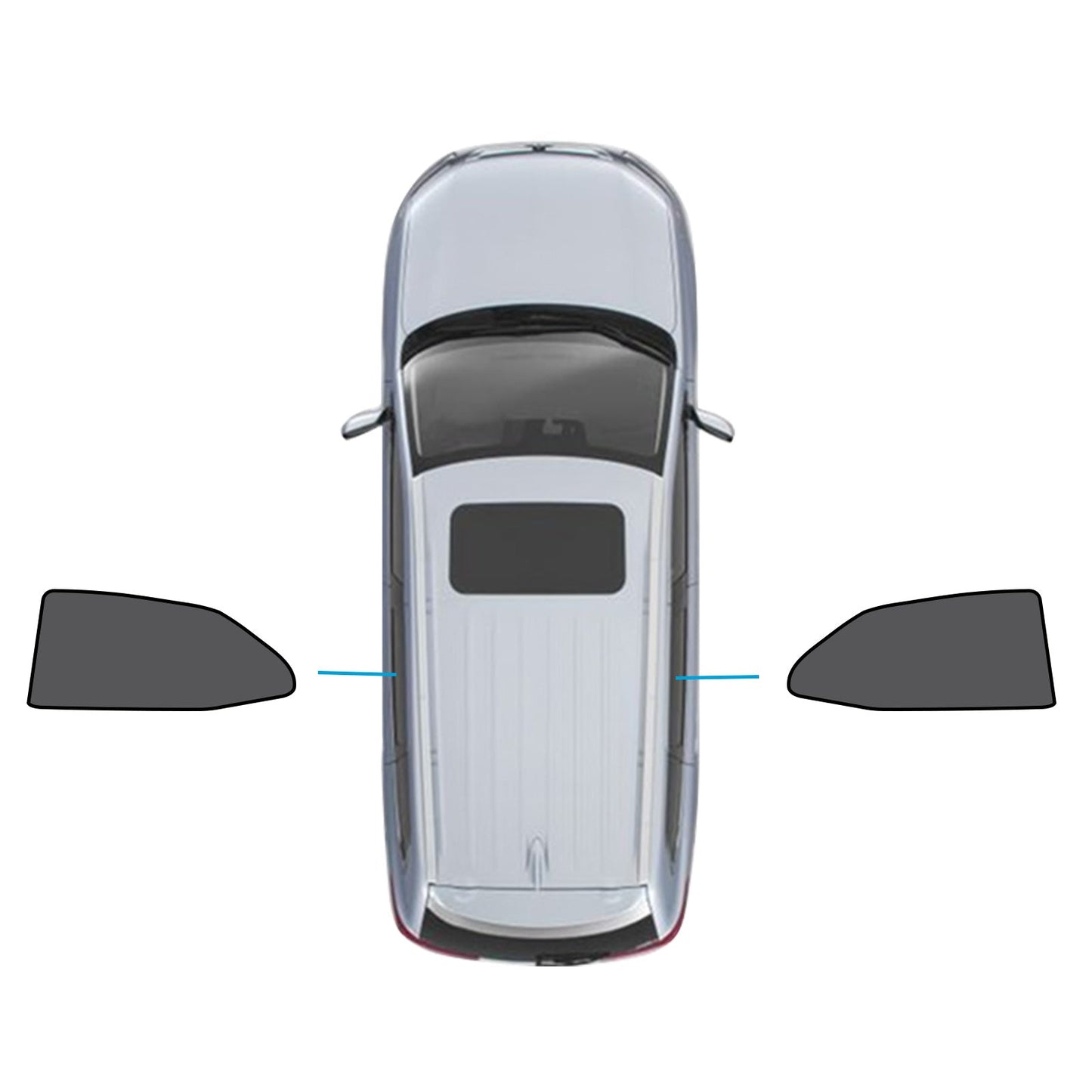 Car Window Magnetic Mesh Sun Blind Shades Suitable For Toyota Camry 2017-2025