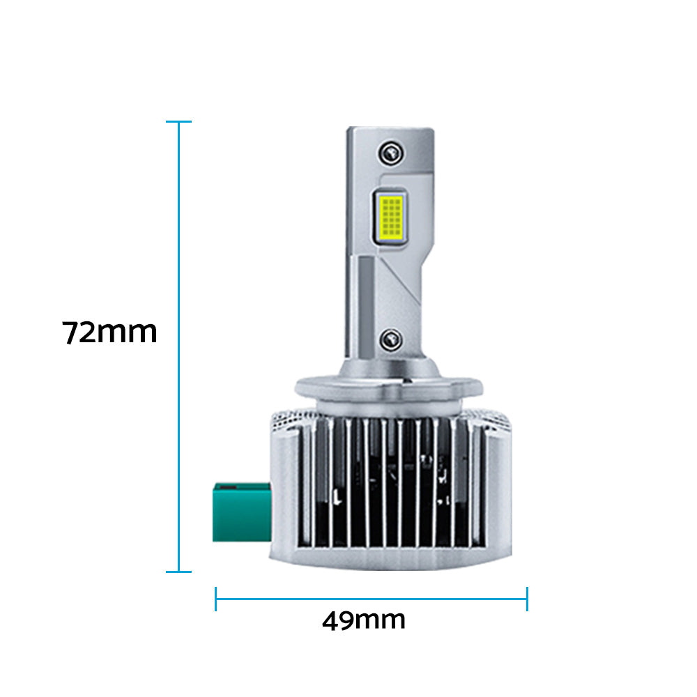 Pair of 6000K For Replace HID Xenon D1S LED Headlight Bulbs Conversion 90W 2pcs.