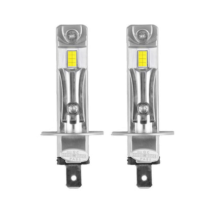 H1 LED Headlight Kit 6000K White 220W 30000LM High Low Beam Globes Suitable For Universal 12V Vehicles