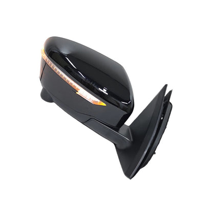 Right Gloss Black 13Pin Mirror with Camera Suitable for Nissan Qashqai J11 14–20.