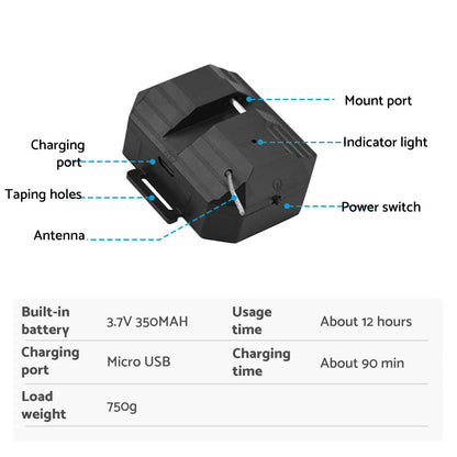 Drone Dropping Delivery Thrower Air Dropper Device Suitable for DJI Mini 3 Pro.