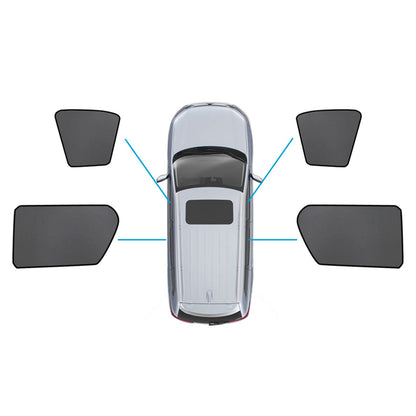 Magnetic Mesh Sun Blind Shades Suitable For Toyota Hilux SR5 2015-2025