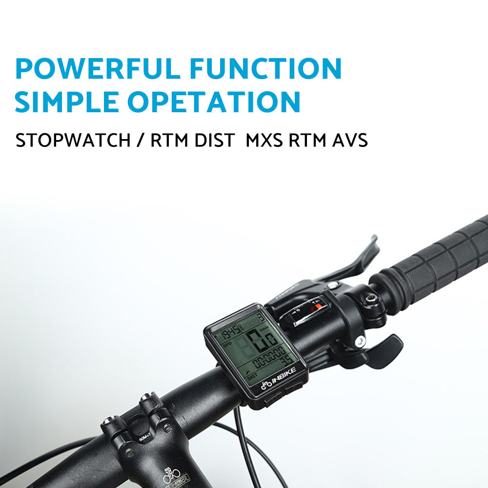 Wireless Mountain Bike Computer LCD Speedometer Odometer Suitable For Bicycle Waterproof