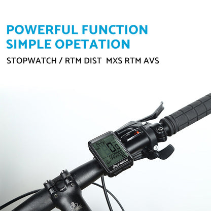 Wireless Mountain Bike Computer LCD Speedometer Odometer Suitable For Bicycle Waterproof