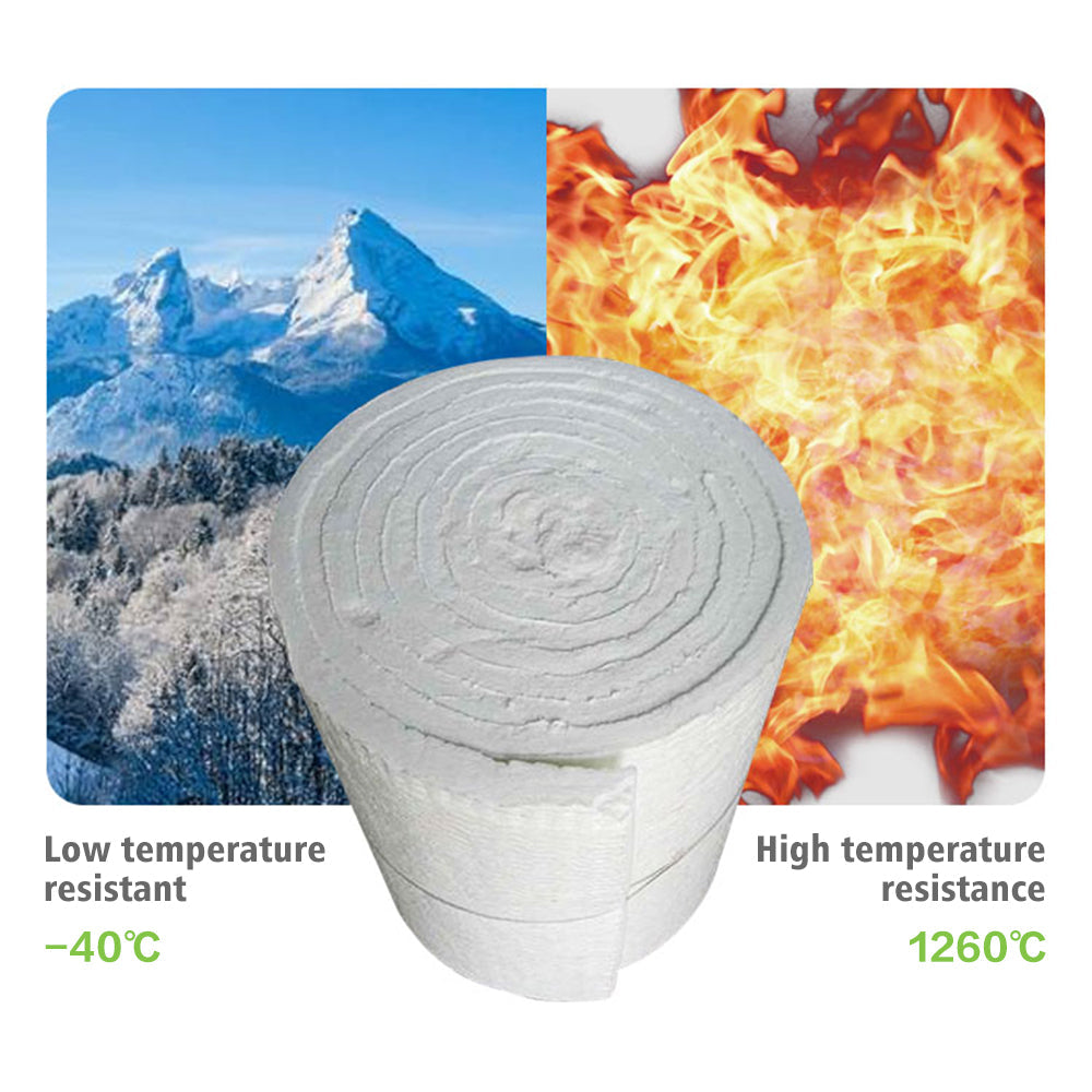 Ceramic Fiber Blanket High Temperature Thermal Fireproof Insulation Mat 0. 61M*1M