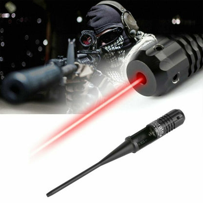 Red Laser Bore Sight Kit Suitable for 22 to 50 Caliber Rifles & Handguns