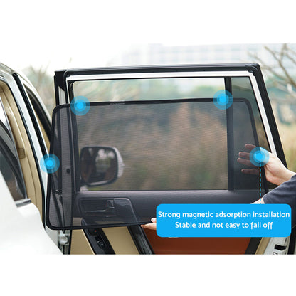 Magnetic Rear and Side Window Sun Shade Mesh Suitable For BYD Atto 3 2022-2024