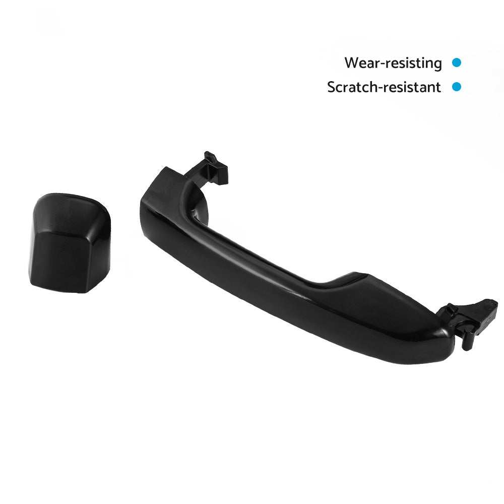 Rear Left Right Outer Door Handle Black Suitable For Toyota Prado J150 Series 2009-2020