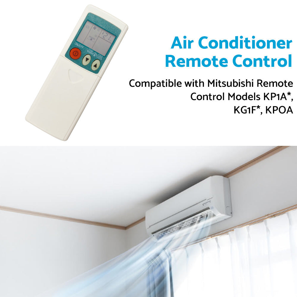 Air Conditioner Replace Remote Control Suitable for Mitsubishi KPOA KP1A* KG1F*.