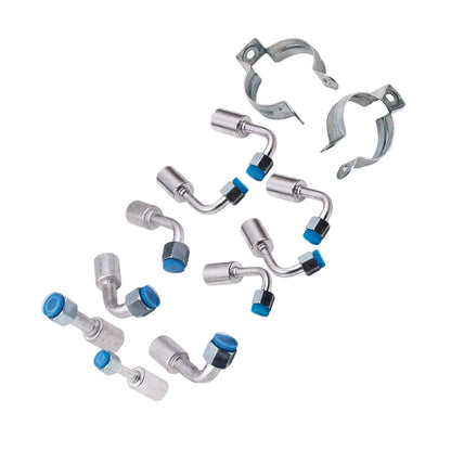 AC Hose Kit With R-Ring Fitting & Drier Suitable for Universal 134a Air Conditio