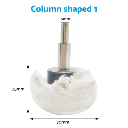 Polishing Buffing Pad Mop Wheel Drill Kit 5PCS Suitable for Aluminum & Stainless