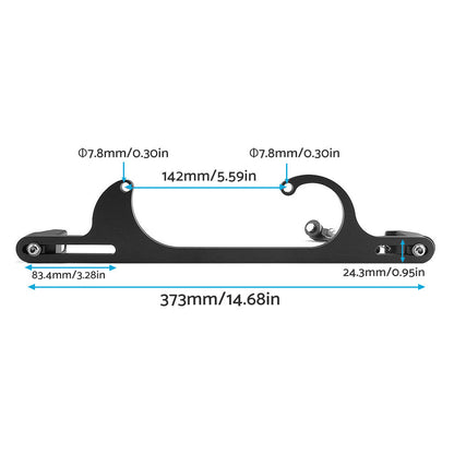 Throttle Cable Bracket Carburetor Billet Aluminum Black Suitable For Carb 4150/4160