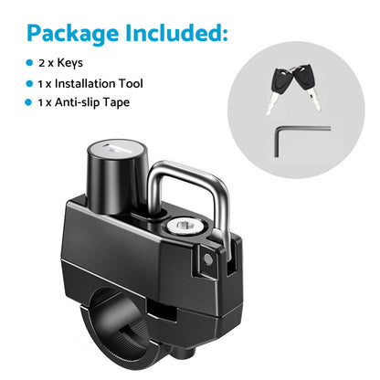 Motorcycle Helmet Lock 22mm 25mm Handlebar Frame Tube Suitable For Harley.