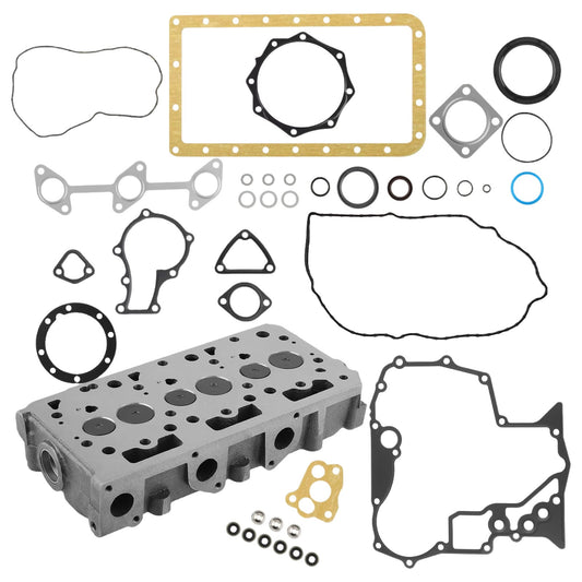 Complete Cylinder Head & Gasket Kit Suitable For Kubota Engine D902 ZD323 / RTV900
