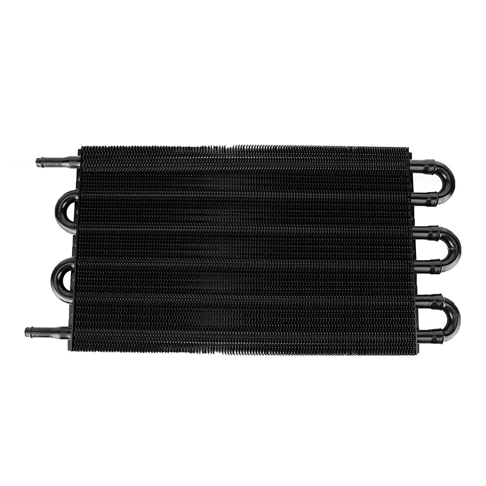 6 Row 6 AN Transmission Oil Cooler Auto Manual Radiator Converter Kit Universal.