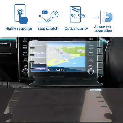 Suitable For Toyota HiLux 2021-2022 Car Touchscreen Protector Tempered Glass 8in.