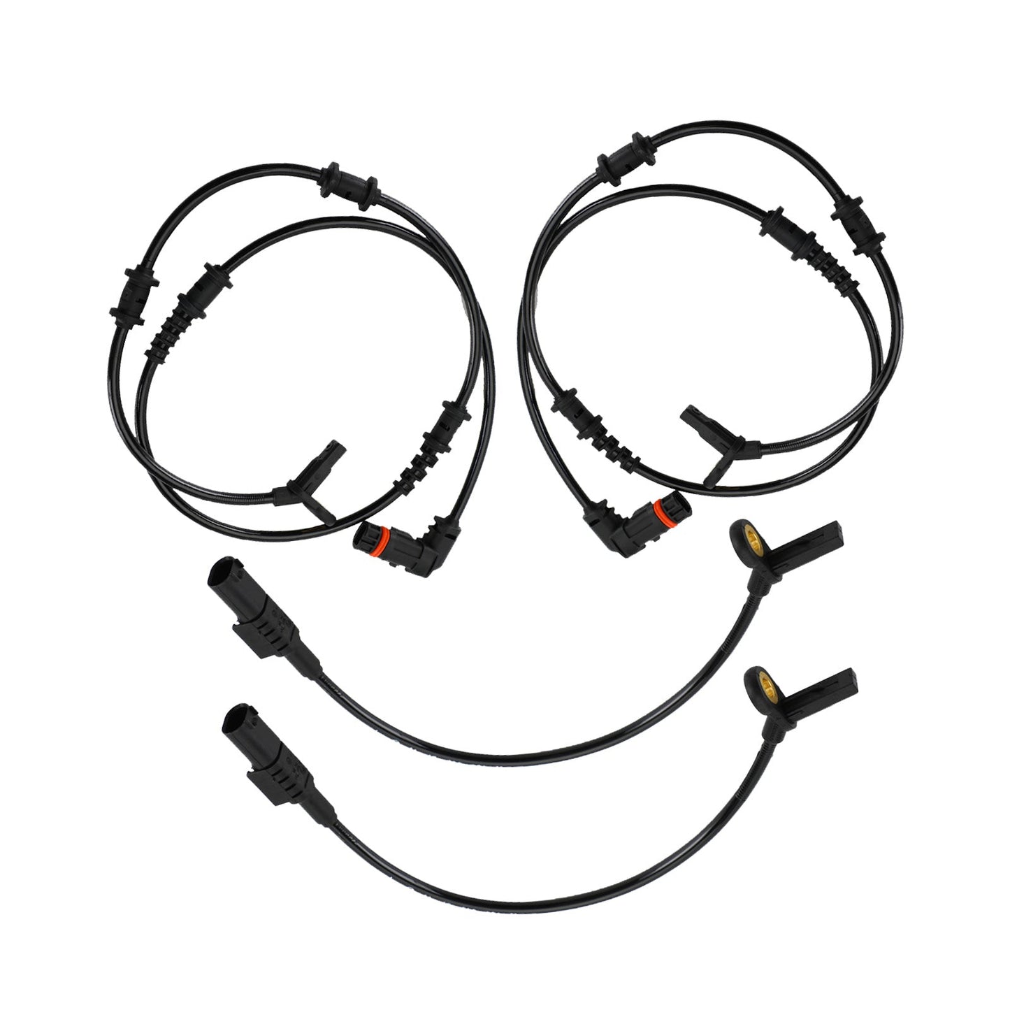 4x ABS Speed Sensor Set Suitable for Mercedes-Benz W164 ML350 3.5L