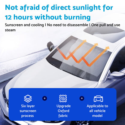 Auto Retractable Sunshade Suitable For Car Windshield With Automatic Function 2025