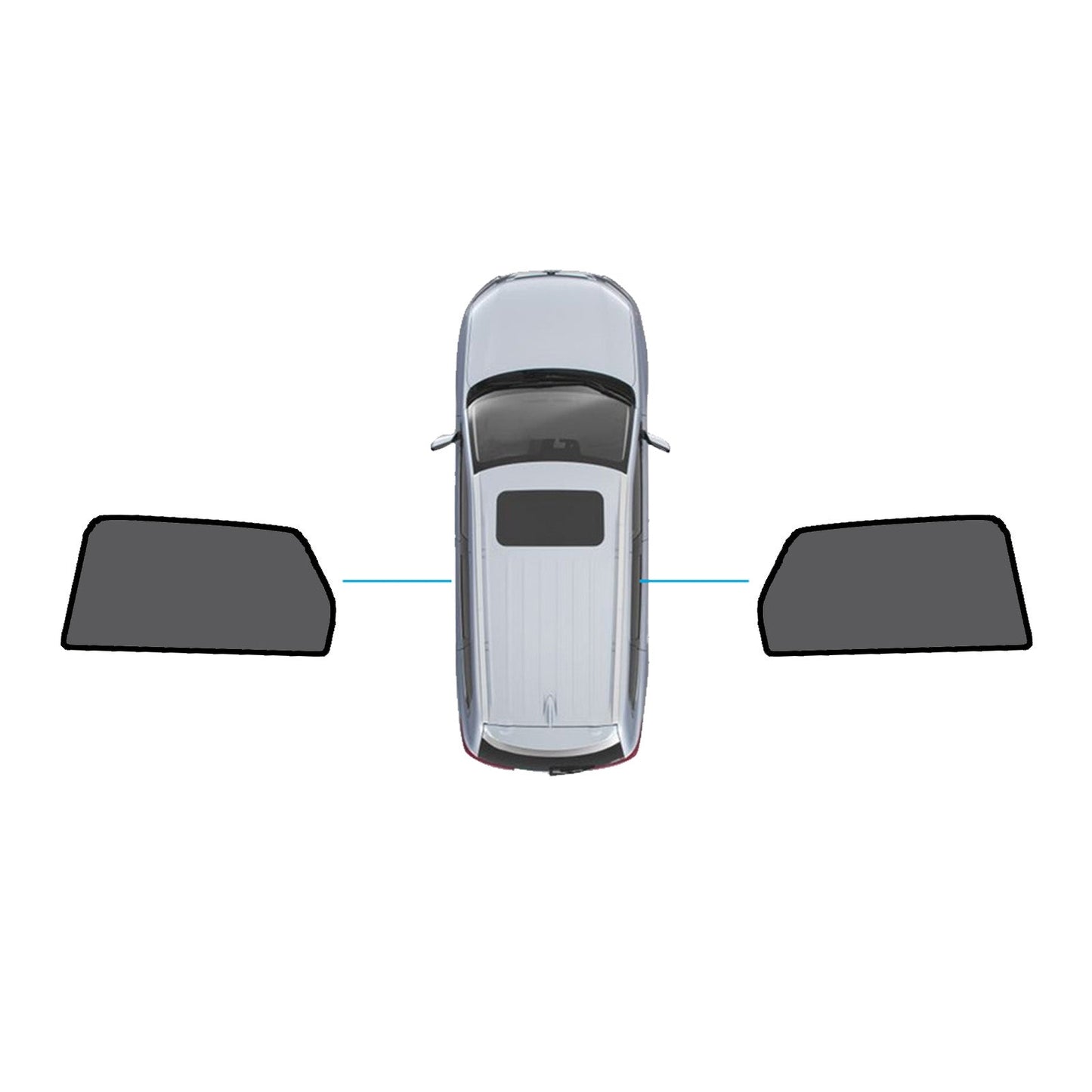 Magnetic Mesh Sun Blind Shades Suitable for Audi A4 Wagon B9 2016+On Front/Rear.