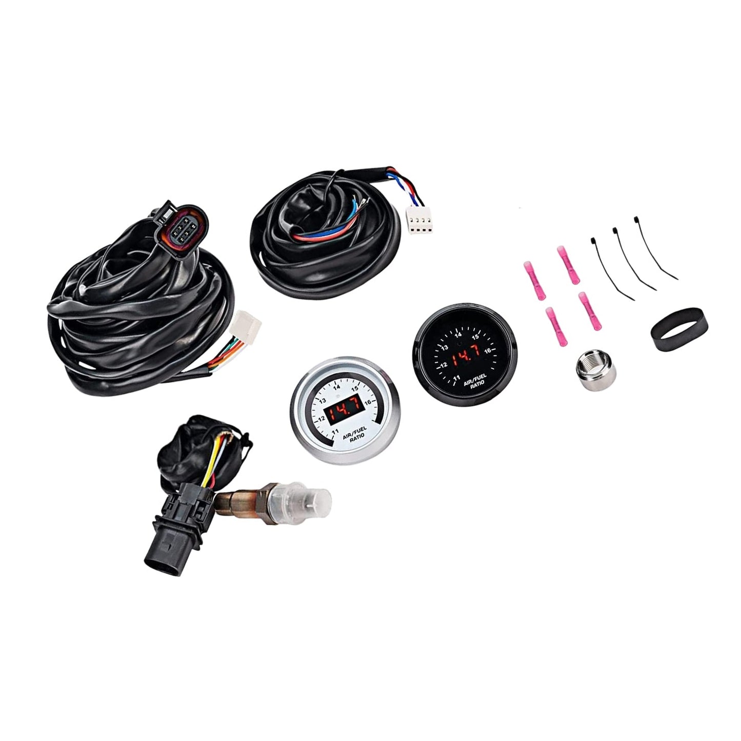 Wideband Air Fuel Ratio AFR Gauge Kit 52mm Suitable for Universal