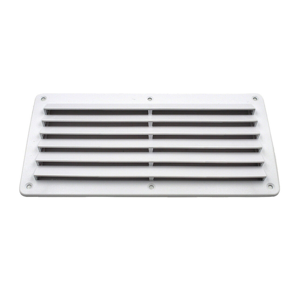 Rectangular Louvered Air Vent or Dent Vent For Caravan RV Boat Marine 260 x 125mm.