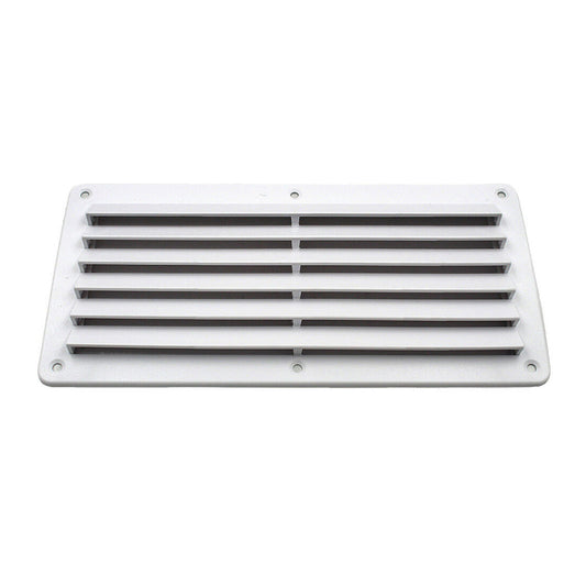 Rectangular Louvered Air Vent or Dent Vent For Caravan RV Boat Marine 260 x 125mm.