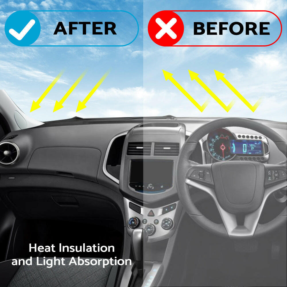 Dash Mat Suitable For Holden Barina TM Hatch and Sedan All CD RS CDX 11-16 Black.