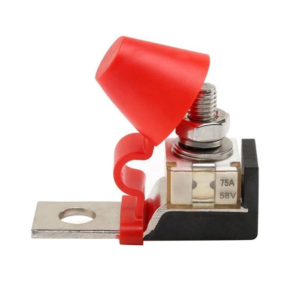 M8 Terminal Fuse Block 75A 58V Waterproof Suitable for Automotive Use