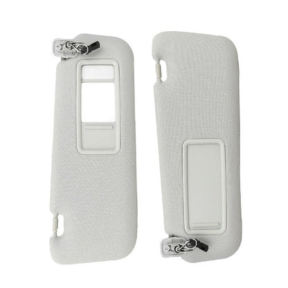 1 Pair Front Right & Left Sun Visors Gray Suitable For Mazda CX-9 2010-2015