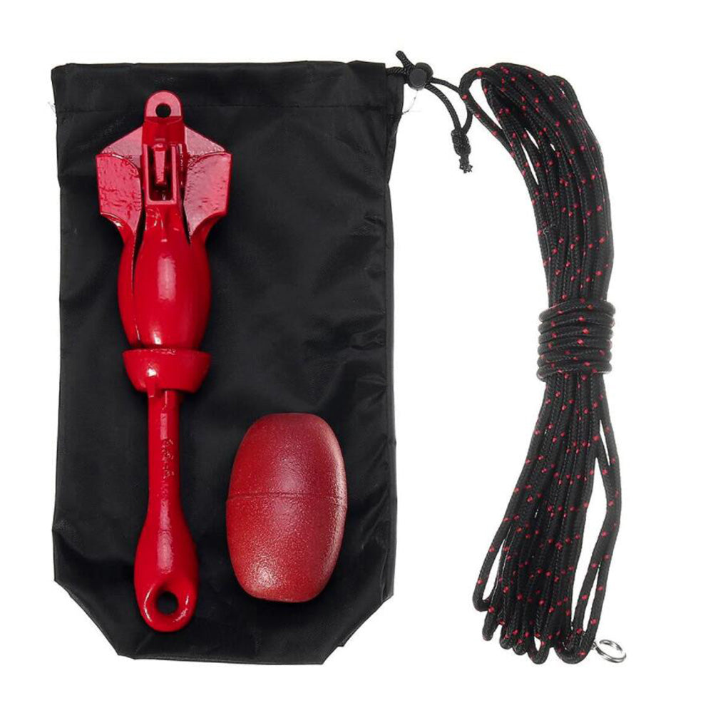 1. 5KG PWC FOLDING ANCHOR KIT- GRAPNEL or ROPE or FLOAT or HOOK - Kayak or Boat or Jet Ski or Canoe.