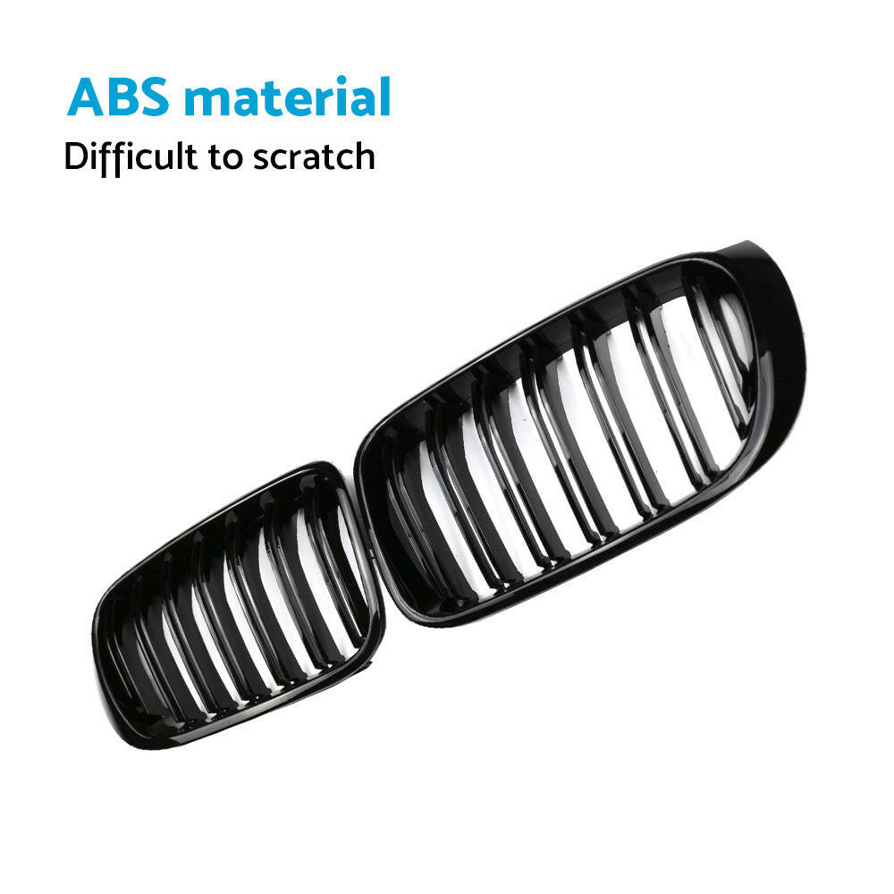 Front Bumper Kidney Grille Grill Suitable For BMW X3 F25 / X4 F26 2014-2017.