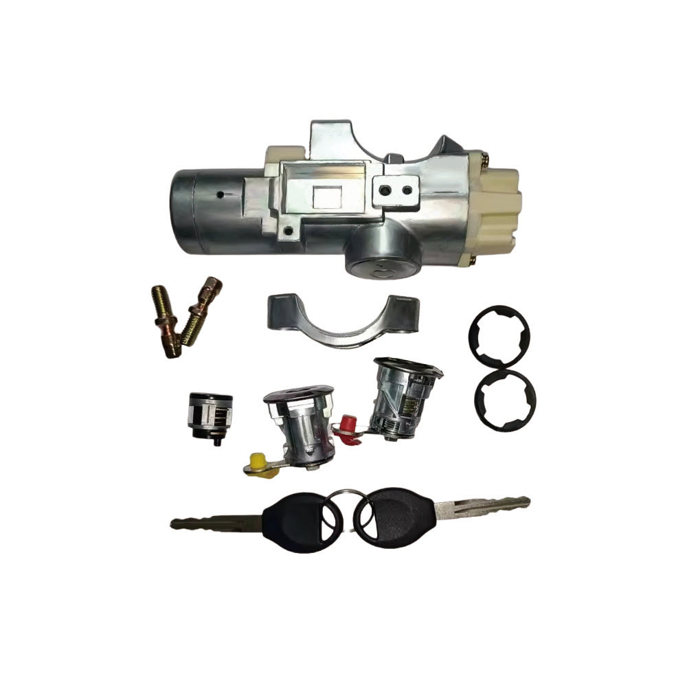 Door Lock Key Ignition Barrel Set Suitable For Nissan Patrol GU Y61 Ute 2000-2017