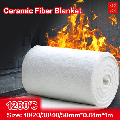 Ceramic Fiber Blanket High Temperature Thermal Fireproof Insulation Mat 0. 61M*1M