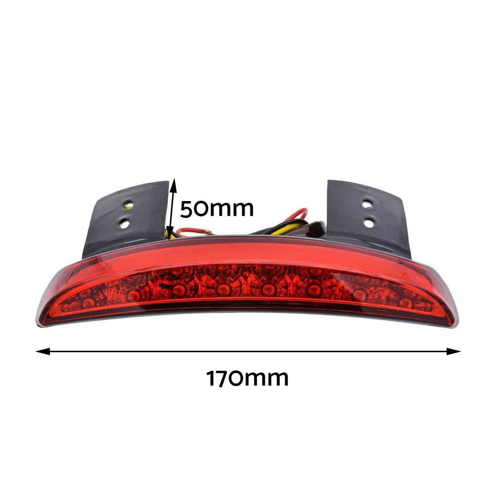 Suitable For Motorcycle Bobber Chopper LED Rear Turn Signal Brake Tail Light.