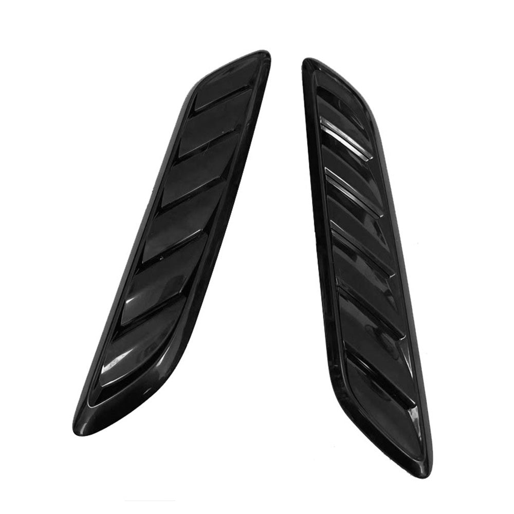 Gloss Black Bonnet Vents Suitable For Holden Commodore VF S SS  SSV  SV6 Redline.