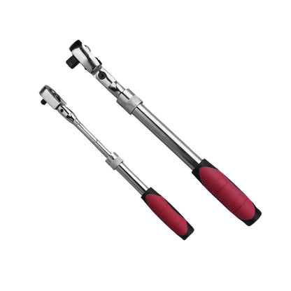 Ratchet Wrench Socket Set 3x 1/4", 3/8", 1/2" Drive Handle 72-Tooth Quick Release