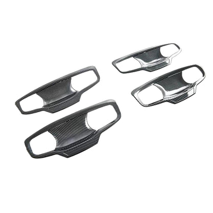 Carbon ABS Door Handle Bowl Cover Trim Suitable For Mitsubishi MV Triton 2023-2025