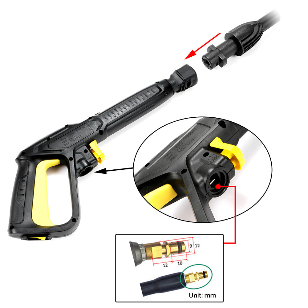 Pressure Washer Trigger Gun & Jet Lance Suitable For Karcher K2 K3 K4 K5 K7