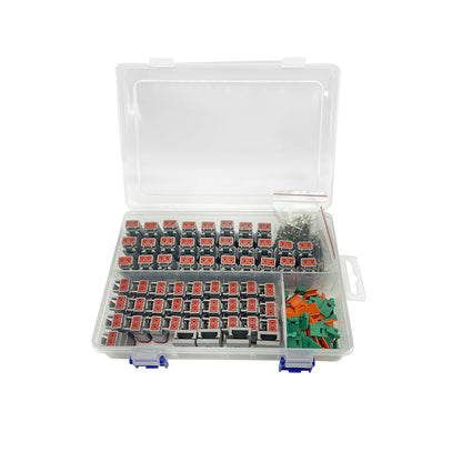 233pcs DT 2-Way Connector Kit Waterproof Plug Suitable for Auto Marine Electrica