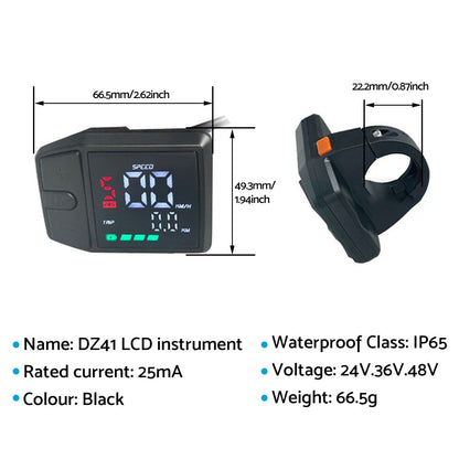 High Quality LCD Instrument Suitable For Bafang BBS01 Center Motor Color Display.