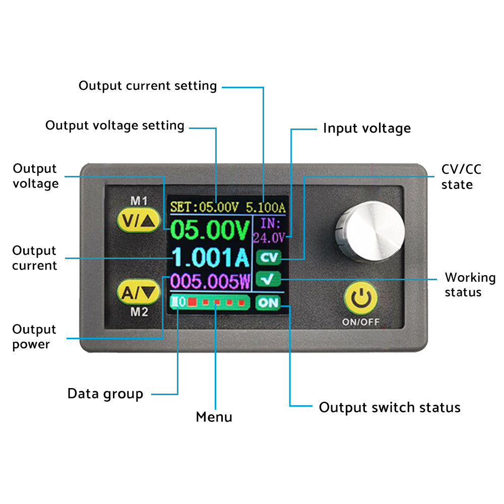 DC 36V 5A 80W Adjustable Regulated Power Supply Buck Boost Converter DC CNC AU.