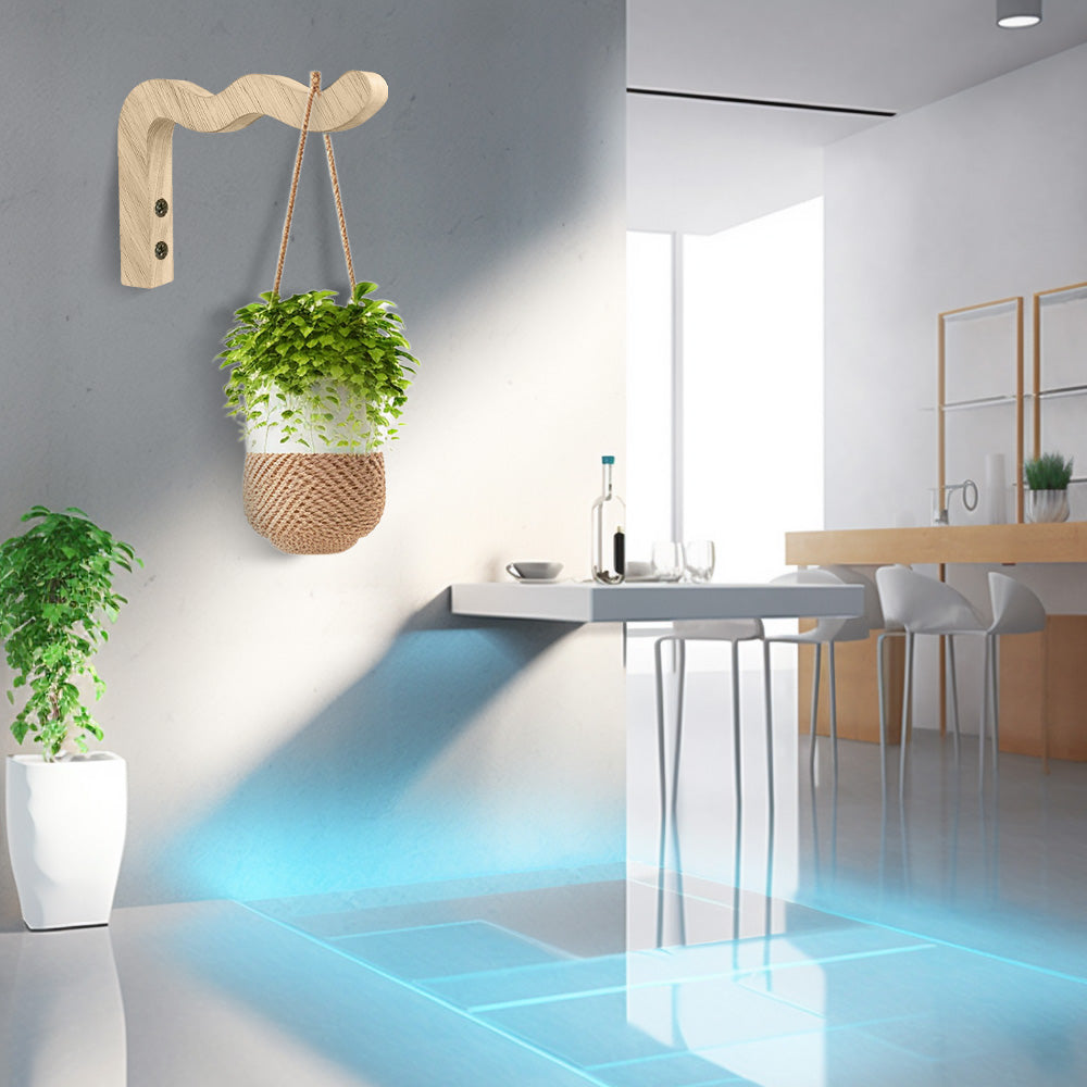Plant Hanger Hanging Plant Hook Wooden Hanging Basket Wall Plant Hook Flower Pot.