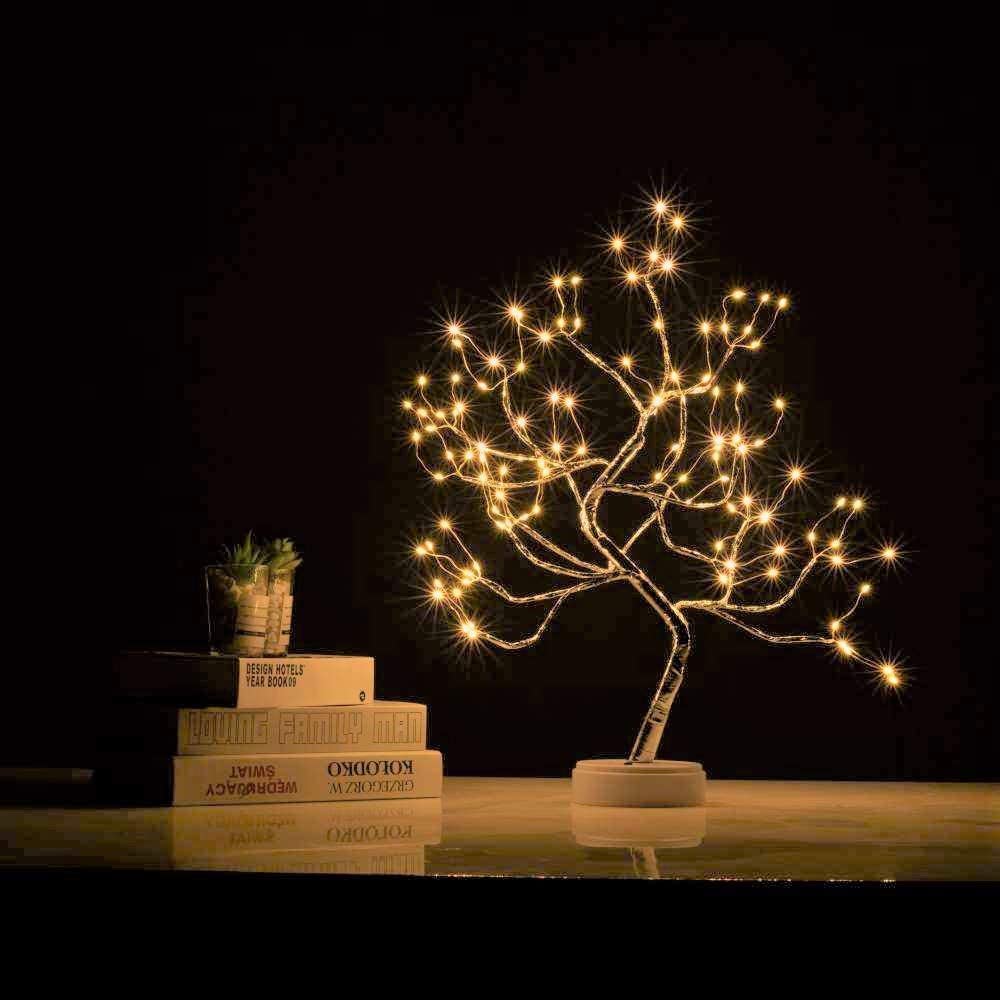 Battery Powered USB LED Fairy Tree Light Copper Wire Home Party Decoration Lamp.