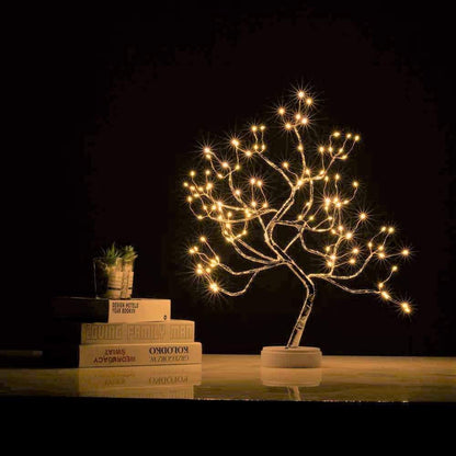 Battery Powered USB LED Fairy Tree Light Copper Wire Home Party Decoration Lamp.