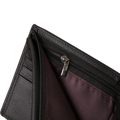 Men’s Leather Wallet Cowhide Coin Purse With Multiple Card Slots Suitable For Everyday Use.